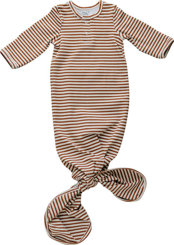Rust Stripe Gown
