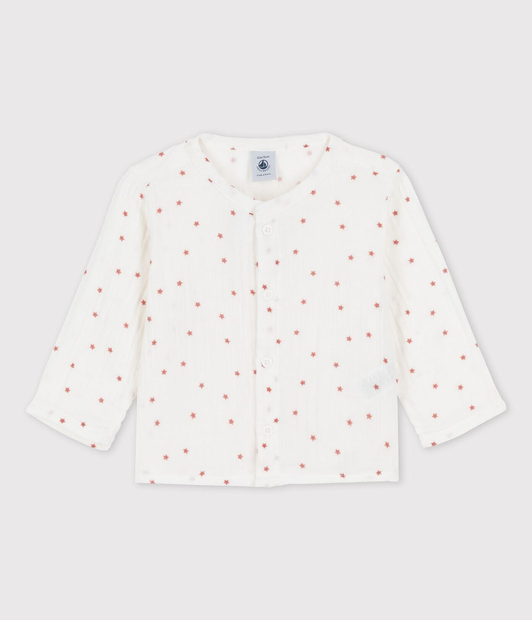Star Print Gauze Baby Top