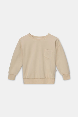 Stone Organic Fleece Pocket Sweatshirt
