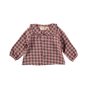 Pink Checkered Baby Blouse
