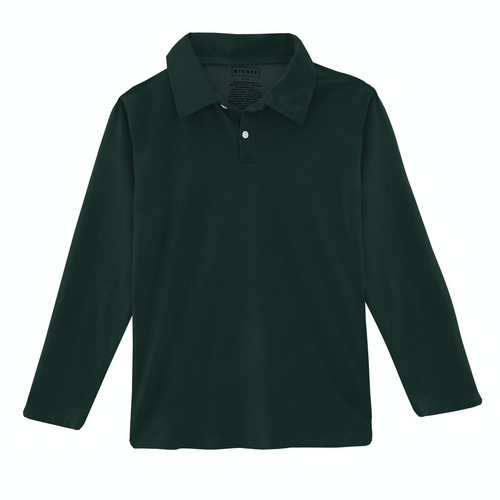 Pine Long Sleeve Luxe Jersey Polo