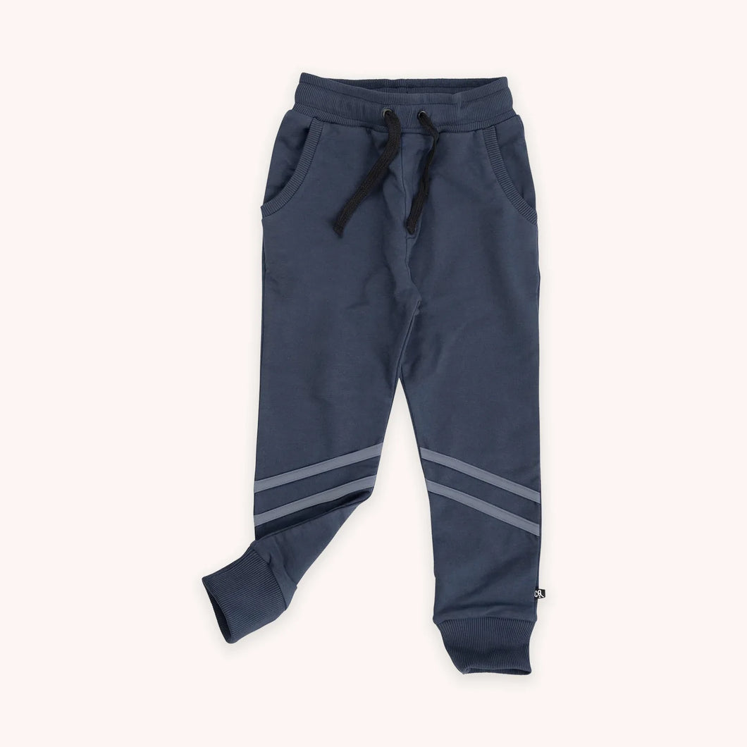 Dark Blue Taping Sweatpants