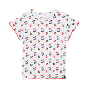 Ditsy Floral Print Top