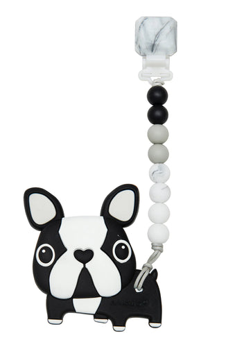 Boston Terrier Silicone Teether Set