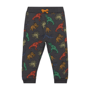 Charcoal Multi Dino French Terry Pants