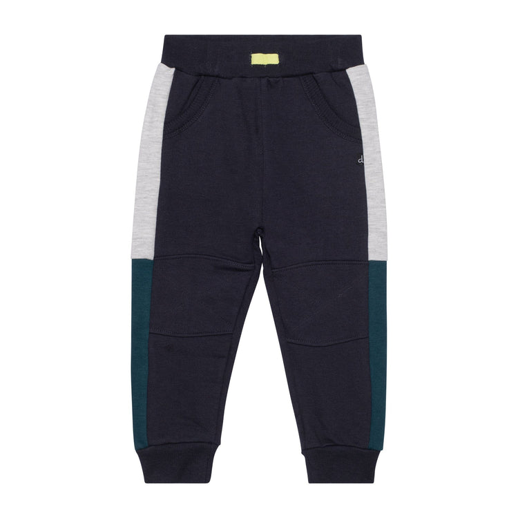 Dark Grey Teal Slim Jogger