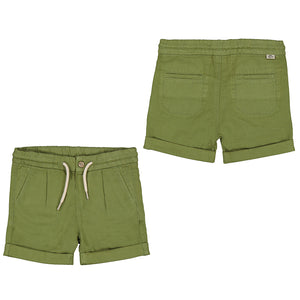 Jungle Linen Baby Shorts