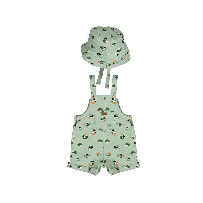 Jungle Leopard Overall & Hat Set