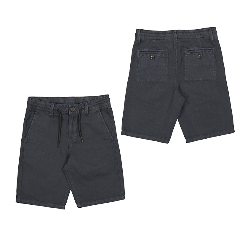 Graphite Linen Shorts