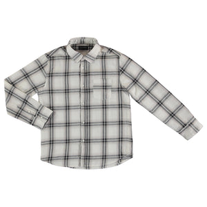 Black & White Plaid Button Down