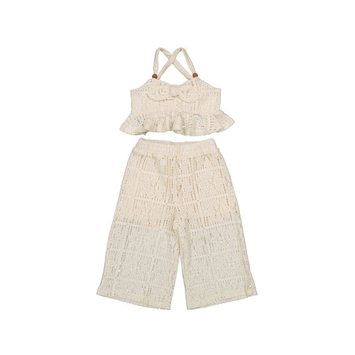 Chickpea Crochet Pant Set