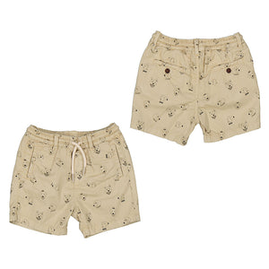 Tan Doggy Baby Shorts
