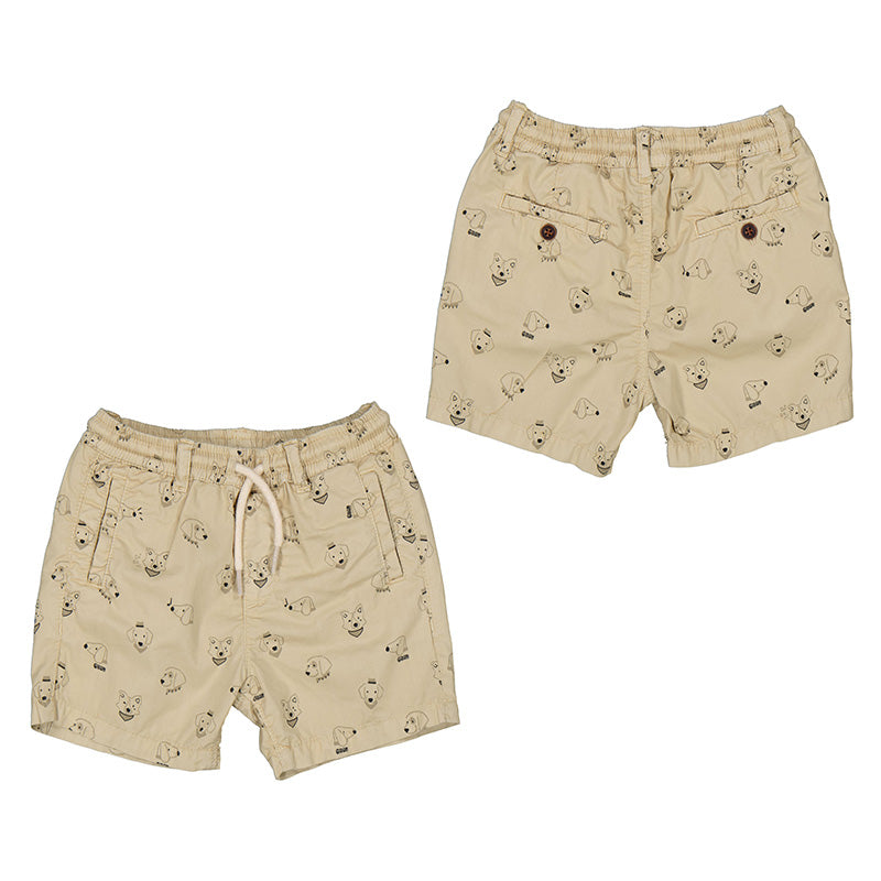 Tan Doggy Baby Shorts