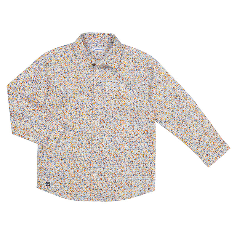 Floral Print Long Sleeve Button Down