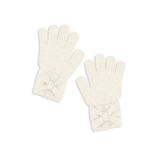 Oatmeal Bow Gloves