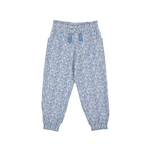 Blue Print Trousers