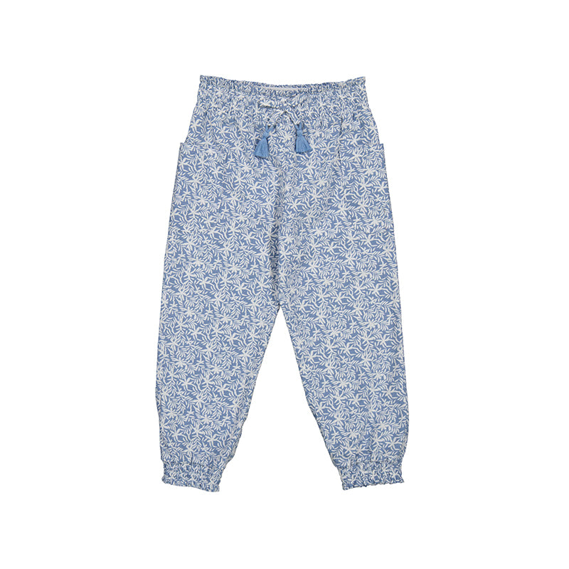Blue Print Trousers