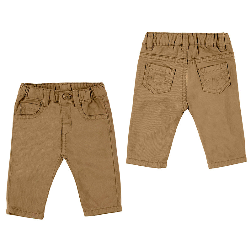 Caramel Twill Baby Trousers