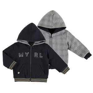 Navy Reversible Pullover Hoodie