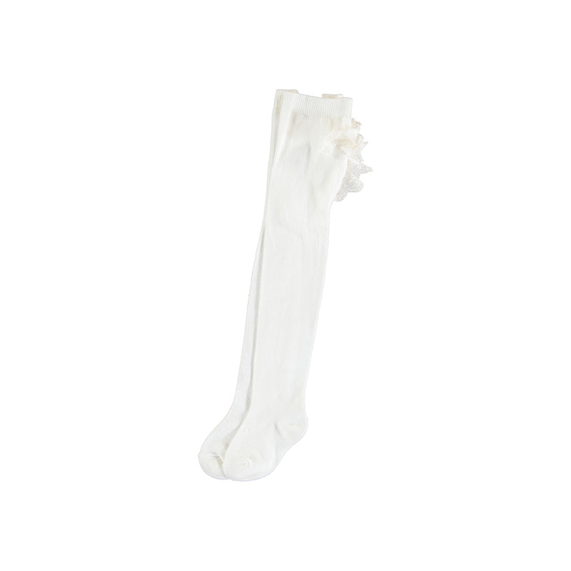 Natural Flounces Baby Tights