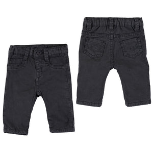 Coal Twill Baby Trousers