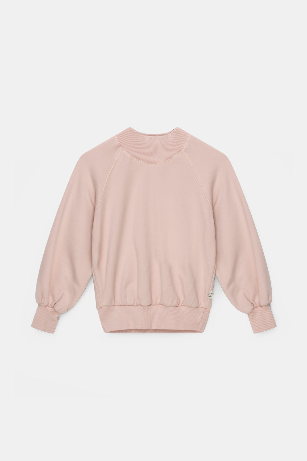 Soft Pink Mock Neck Sweater