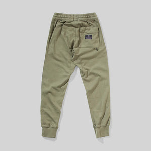 Washed Olivine Jersey Taped Pant