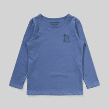 Load image into Gallery viewer, Dark Denim Teethy Long Sleeve Tee