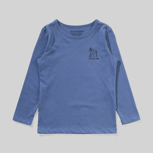 Dark Denim Teethy Long Sleeve Tee