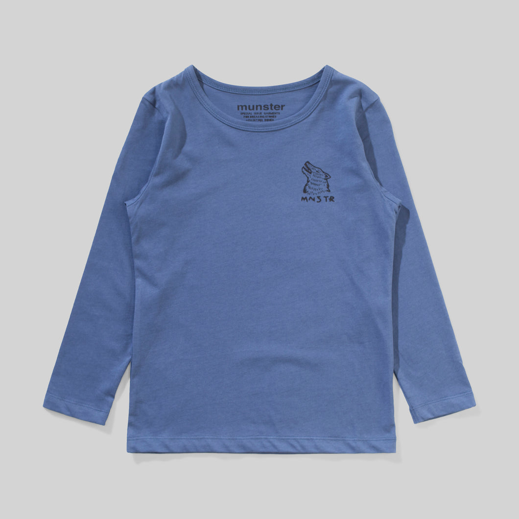 Dark Denim Teethy Long Sleeve Tee