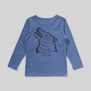 Dark Denim Teethy Long Sleeve Tee