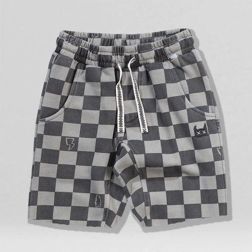 Charcoal Checkout Track Short