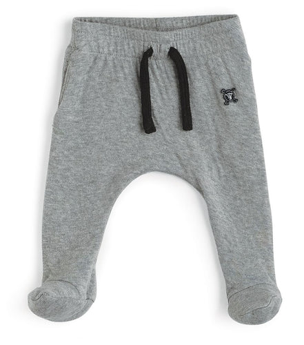 Heather Grey Footed Baggy Pants