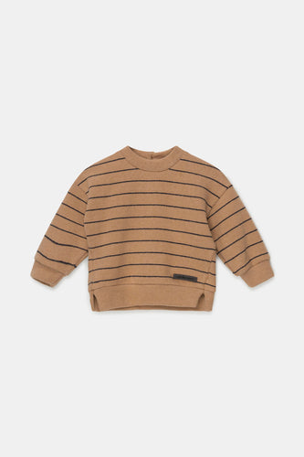 Camel Organic Soft Stripes Baby Sweater