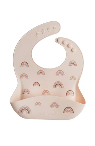 Rainbow Silicone Bib