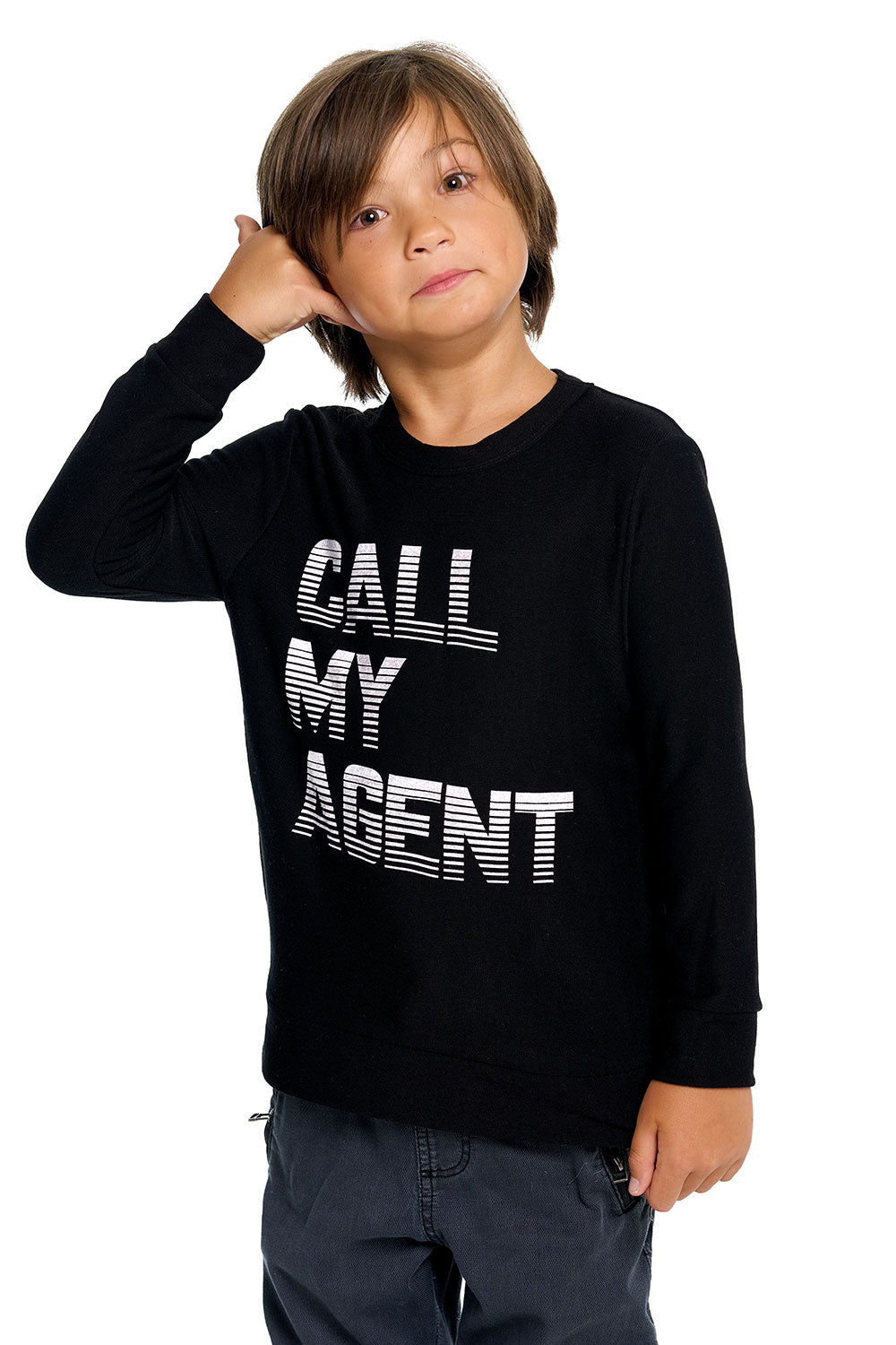 Call My Agent Cozy Knit Pullover