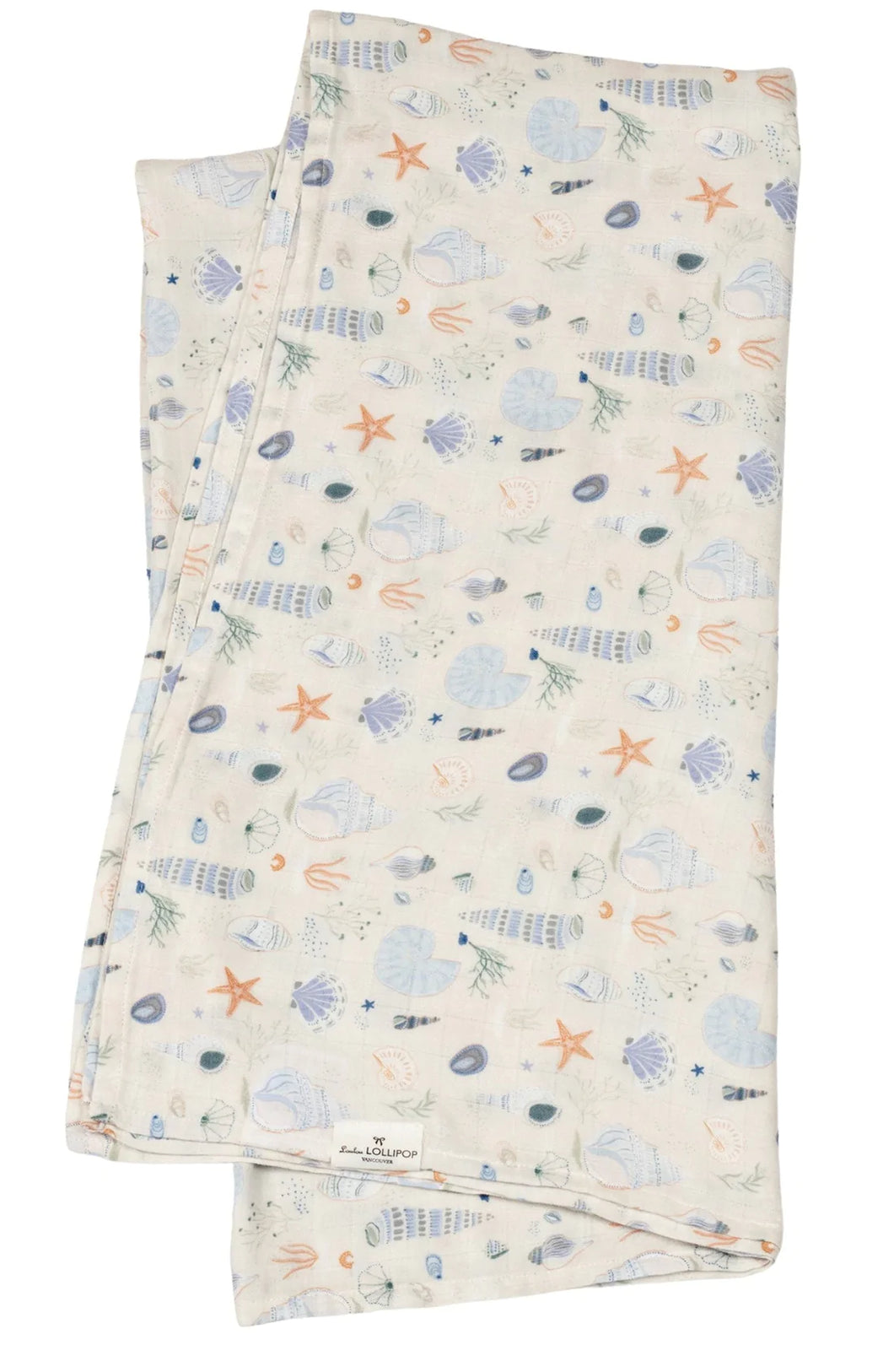 Seashell Muslin Swaddle