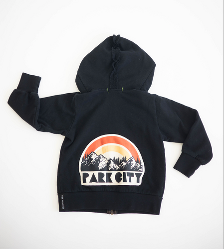 Black Park City Mountain Rainbow Hoodie