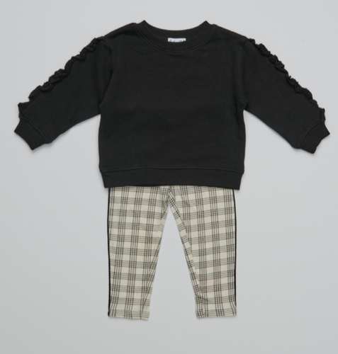 Bloom Plaid Legging Set