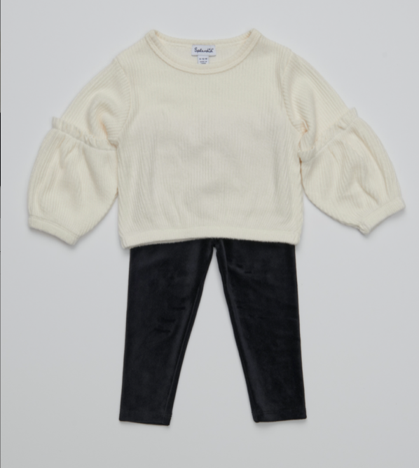 Cream Jet Stream Sweater Baby Set