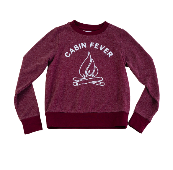 Scarlet Cabin Fever Hacci Pullover