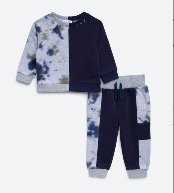 James Tie Dye Sweatshirt Baby Set