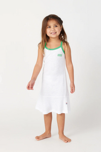 White Loop Terry Tennis Dress