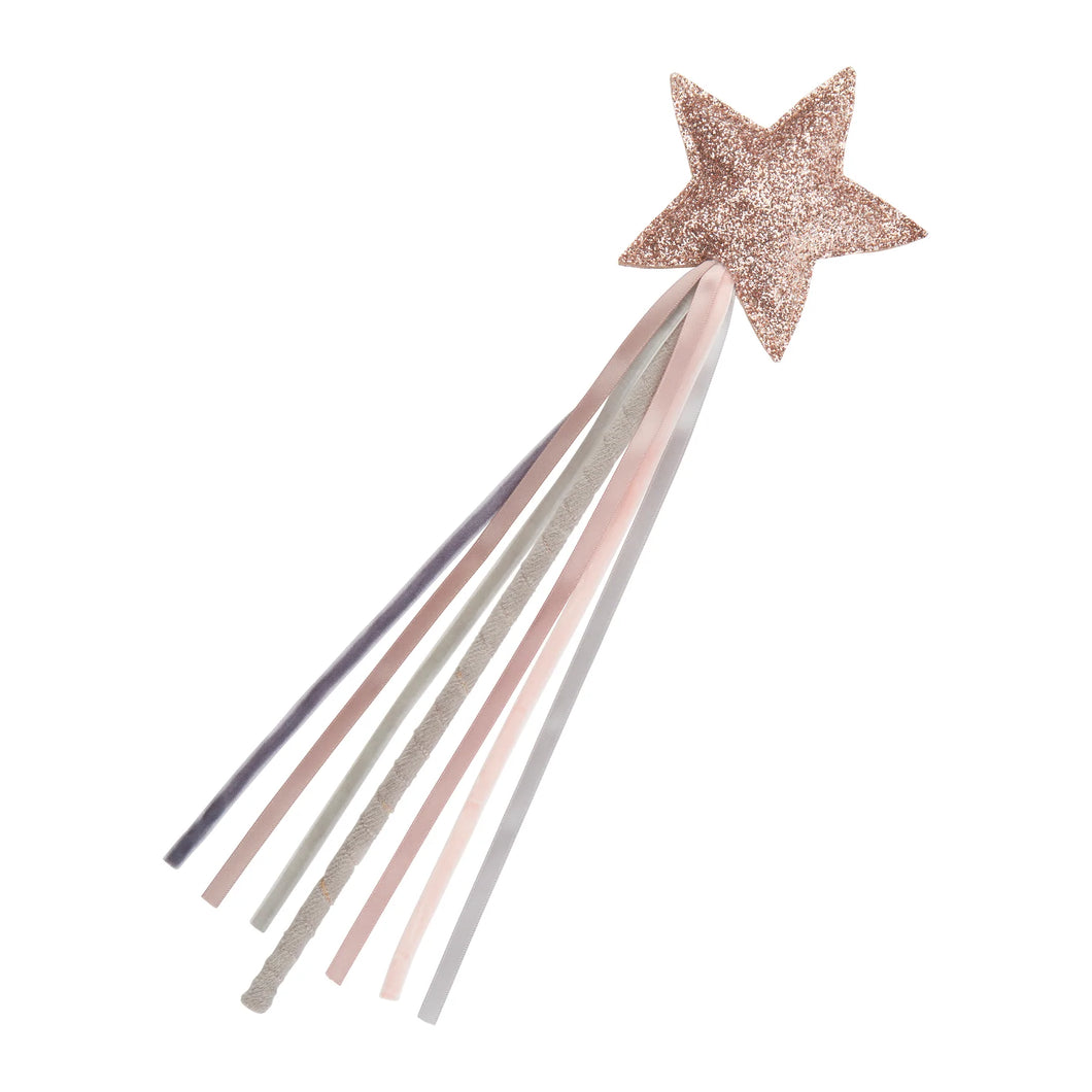 Sparkle Star Velvet Ribbon Wand