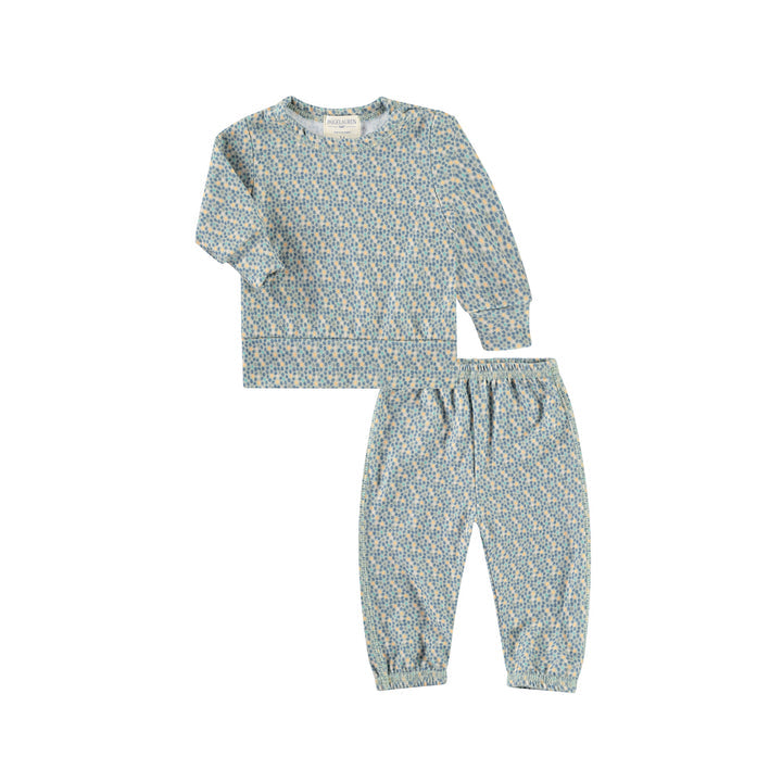 Polkadot Sage Hacci Lounge Set