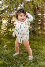 Load image into Gallery viewer, Green Christmas Leah Romper