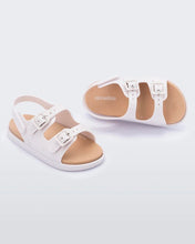 Load image into Gallery viewer, Beige White Wide Sandal Toddler