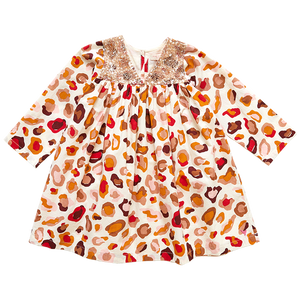 Multi Leopard Sequin Courtney Dress