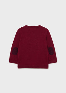 Bordeaux Basic Crew Sweater