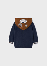 Load image into Gallery viewer, Bright Blue Knit Dog Baby Jacket